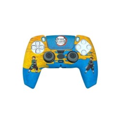 FR-TEC Demon Slayer Kimetsu No Yaiba Tanjiro Kamado Pack per controller PS5 con guscio rigido + impugnature + adesivo touchpad