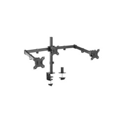 Aisens Soporte de Mesa Giratorio e Inclinable para 3 Monitores (13"-27") - Color Negro