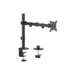 Aisens ECO Supporto da Tavolo Girevole e Inclinabile per Monitor/TV 9kg (3 Perni - 1 Braccio) da 17-32 - Colore Nero