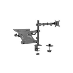 Aisens Soporte de Mesa Giratorio e Inclinable para Portatil y Monitor/TV 9Kg de 17-32" - Color Negro