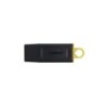 Kingston DataTraveler Exodia Chiavetta USB 128GB - USB 3.2 Gen 1 - Con Cover - Clip Portachiavi - Colore Nero (Pendrive)