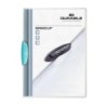 Cartella in plastica resistente Swingclip 30 con pinza rotante - Formato A4 - Capacità fino a 30 fogli - Morsetto colore turches