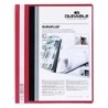 Cartella con chiusura Duraplus durevole - Per formato A4+ - Scomparto interno - Copertina posteriore rossa