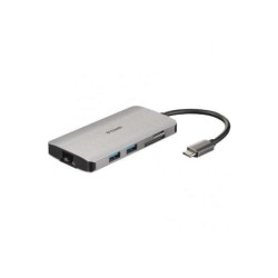 D-Link USB-C Hub Lettore SD 8 in 1, MicroSD, 4K HDMI, USB-C, RJ45, 3x USB 3.0