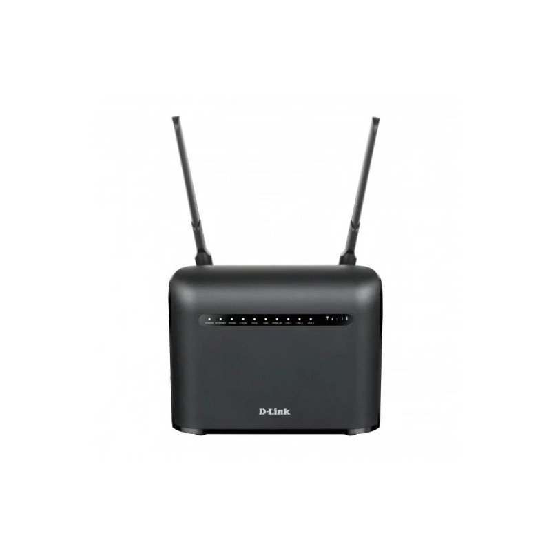 D-Link Router WiFi 4G LTE Cat4 AC1200 Dual Band - Velocità fino a 1200 Mbps - 2 Antenne Esterne - 3 Porte RJ-45 D-Link Router WiFi 4G LTE Cat4 AC1200 Dual Band - Velocità fino a 1200 Mbps - 2 Antenne Esterne - 3 Porte RJ-45