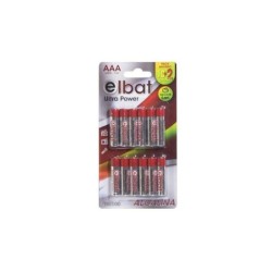 Elbat Pack de 12 Pilas Alcalinas LR03/AAA