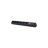 Elbat Regleta Alimentacion - 6 Tomas Schuko - Interruptor On/Off - Proteccion de Sobrecarga - Cable de 1.50m