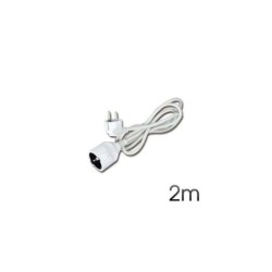 Elbat Cable de Alimentacion Alargador Macho a Hembra 2m