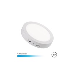 Elbat Downlight de Pared LED 6W 420lm - Forma Circular 120mm - 6500K Luz Fria