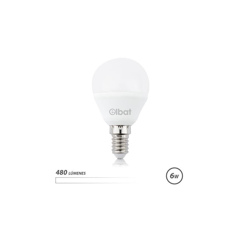 Lampadina LED Elbat G45 6W E14 480lm - 4000K Luce Bianca Lampadina LED Elbat G45 6W E14 480lm - 4000K Luce Bianca
