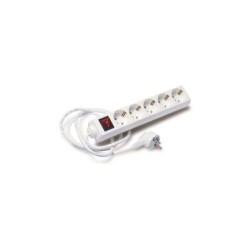 Multipresa Elbat - 5x Schuko - Interruttore On/Off - Cavo da 1,50 m