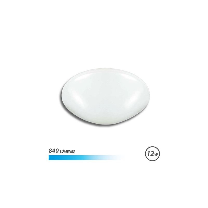 Plafoniera LED Ovale Elbat 12W 840lm - 6500K Luce Fredda - Diametro 23cm Plafoniera LED Ovale Elbat 12W 840lm - 6500K Luce Fredda - Diametro 23cm