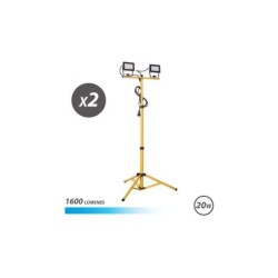 Elbat Foco LED Tripode 2 X 20W 6500K