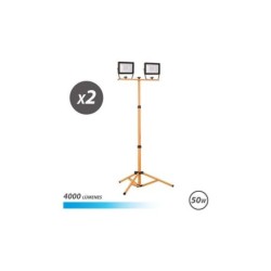 Elbat Foco LED Tripode 2 X 50W 6500K