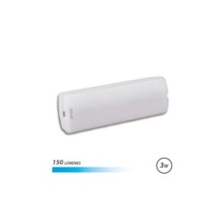 Elbat Luz de Emergencia 3W 150lm - 6000k Luz Fria - Autonomia hasta 3h - IP20