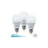 Elbat Pack da 3 Lampadine LED A60 15W E27 1350lm - 6500K Luce Fredda