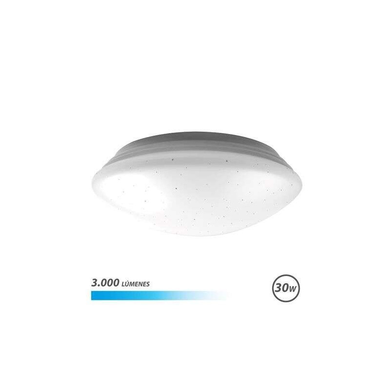 Plafoniera LED Rotonda Serie Elbat Saturn 30W 3000lm - Luce Fredda 6500K - Diametro 28cm Plafoniera LED Rotonda Serie Elbat Saturn 30W 3000lm - Luce Fredda 6500K - Diametro 28cm