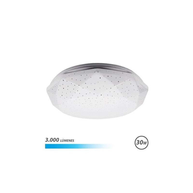 Plafoniera LED Serie Elbat Neptuno 30W 3000lm - Luce Fredda 6500K - Diametro 28cm Plafoniera LED Serie Elbat Neptuno 30W 3000lm - Luce Fredda 6500K - Diametro 28cm