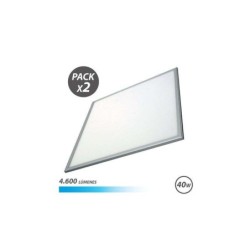Elbat Pack 2 Paneles LED 60X60 40W 4600LM Luz Fria