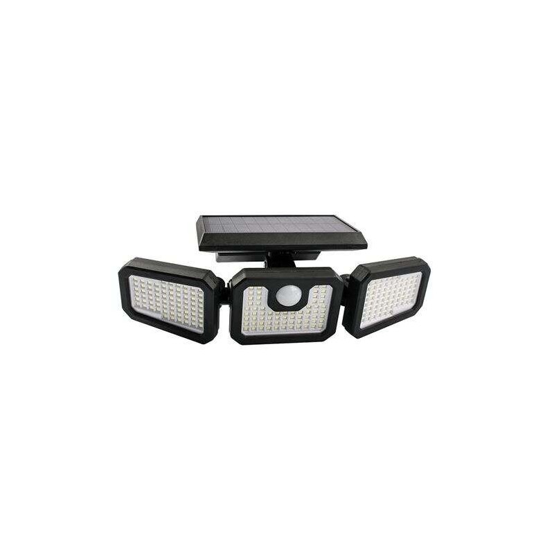 Elbat Foco Solar Triple - 800LM - Luz Fria 6500K - Sensor de Movimiento Elbat Foco Solar Triple - 800LM - Luz Fria 6500K - Sensor de Movimiento
