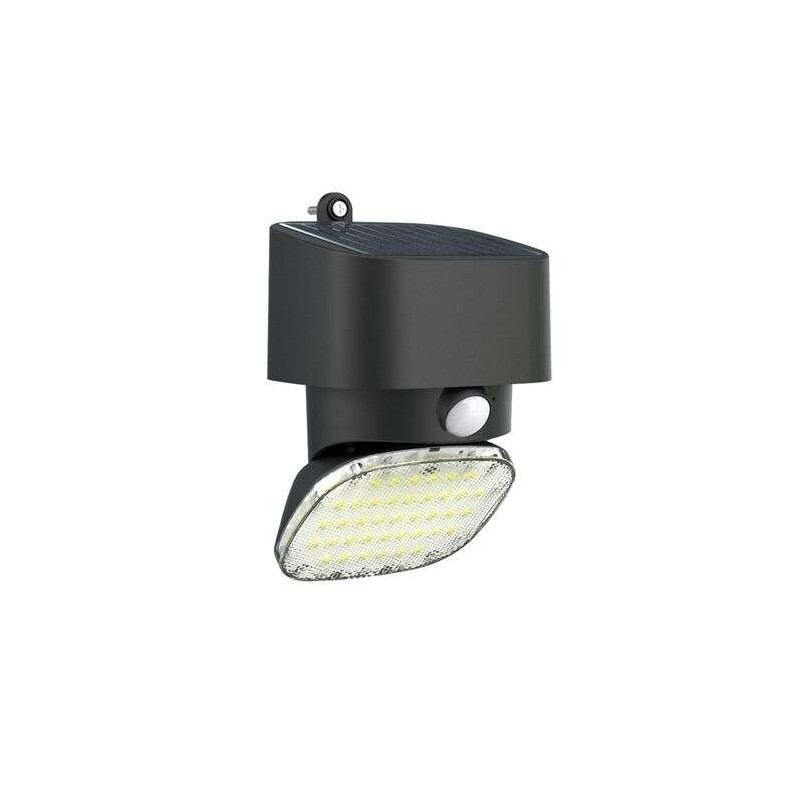 Faretto Solare Elbat 2000LM - Luce Fredda 6000K - Regolazione Verticale e Orizzontale - Pannello Solare 1W - IP65 - Colore Nero Faretto Solare Elbat 2000LM - Luce Fredda 6000K - Regolazione Verticale e Orizzontale - Pannello Solare 1W - IP65 - Colore Nero