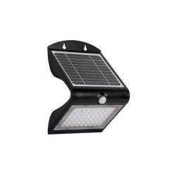 Elbat Aplique Led Solar Doble Iluminacion 4W - 500LM - Luz Fria 6000K - Luz Calidad 3000K - Sensor de Movimiento