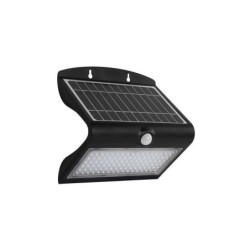 Elbat Aplique Led Solar Doble Iluminacion 8W - 850LM - Luz Fria 6000K - Luz Calidad 3000K - Sensor de Movimiento