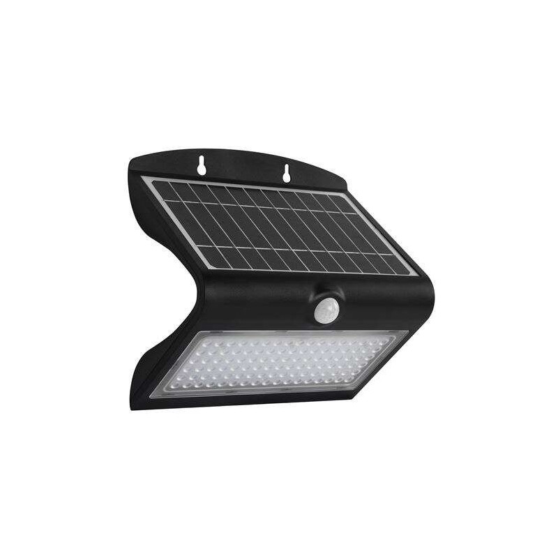 Elbat Aplique Led Solar Doble Iluminacion 8W - 850LM - Luz Fria 6000K - Luz Calidad 3000K - Sensor de Movimiento Elbat Aplique Led Solar Doble Iluminacion 8W - 850LM - Luz Fria 6000K - Luz Calidad 3000K - Sensor de Movimiento