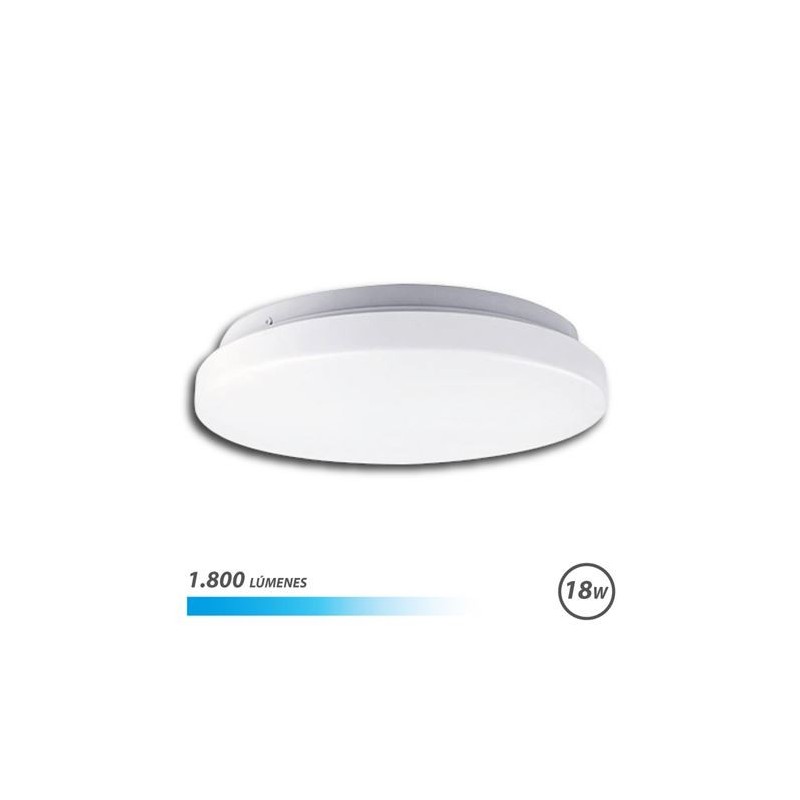Plafoniera LED Rotonda Elbat 18W 1800lm - Luce Fredda 6500K - Diametro 30cm Plafoniera LED Rotonda Elbat 18W 1800lm - Luce Fredda 6500K - Diametro 30cm