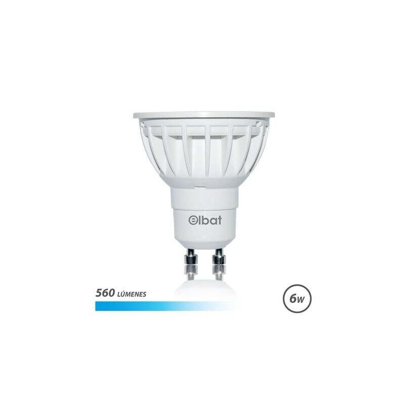 Lampadina LED Elbat GU10 6W 560lm - 6500K Luce Fredda Lampadina LED Elbat GU10 6W 560lm - 6500K Luce Fredda