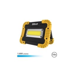 Faretto Led Ricaricabile Elbat 10W - 1000 Lumen - Luce Fredda 6500K - Batteria 4400mAh - Autonomia da 5 a 6 ore