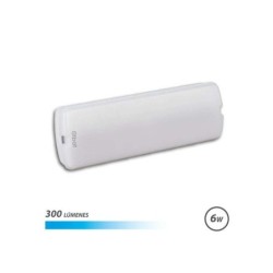 Luce di Emergenza Elbat - 300 Lumen - 6000K - 6W - Autonomia 3 Ore - Permanente e Non Permanente - Batteria al Litio