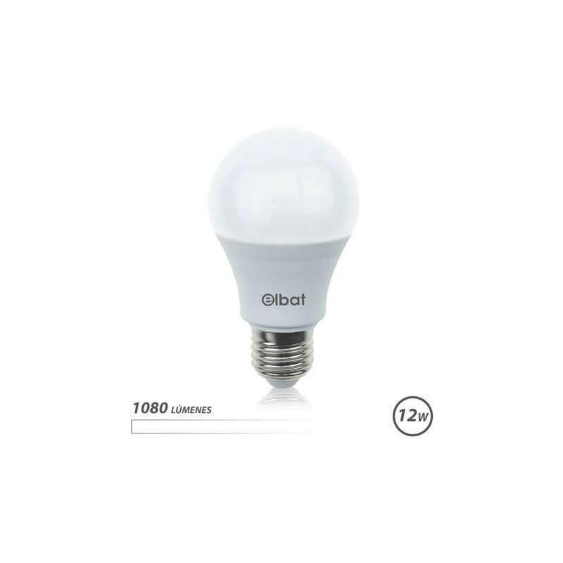 Lampadina LED Elbat A60 - 12W - 1080lm - E27 - Luce Bianca Lampadina LED Elbat A60 - 12W - 1080lm - E27 - Luce Bianca