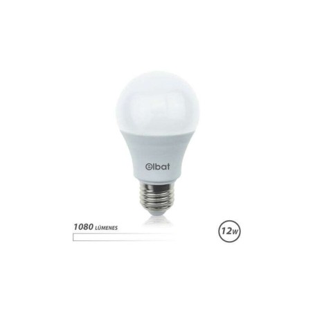 Elbat Bombilla LED A60 - 12W - 1080lm - E27 - Luz Blanca