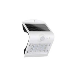 Lampada da Parete LED Solare Elbat - 1.5W - 220lm - Doppia Illuminazione - Bianca
