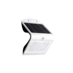 Elbat Aplique LED Solar - 4W - 500lm - Doble Iluminacion - Color Blanco