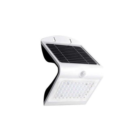 Lampada da Parete Solare LED Elbat - 4W - 500lm - Doppia Illuminazione - Colore Bianco