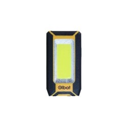 Elbat Linterna LED Recargable - Gancho e Iman - Cob 8W 500LM - Color Negro