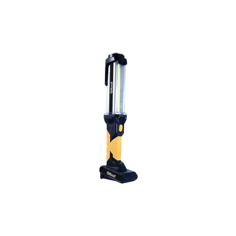 Torcia LED Ricaricabile Elbat - Gancio e Magnete - Cob + LED 10W 800LM - Colore Nero Torcia LED Ricaricabile Elbat - Gancio e Magnete - Cob + LED 10W 800LM - Colore Nero