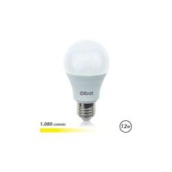 Elbat Bombilla LED A60 - 12W - 1080LM - E27 - Luz Calida - Color Blanco Calido