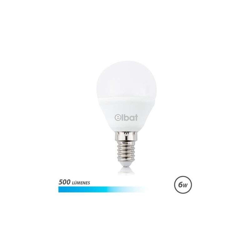 Lampadina LED Elbat G45 6W 500LM E14 Luce Fredda - Risparmio Energetico - Lunga Durata - Basso Consumo - Colore Bianco Lampadina LED Elbat G45 6W 500LM E14 Luce Fredda - Risparmio Energetico - Lunga Durata - Basso Consumo - Colore Bianco