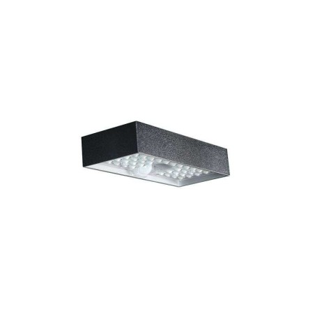 Elbat Lampara Solar LED - 230X97X42.7mm - 6W, 900 Lumenes - Luz Blanca 4000K - Sensor de Movimiento - Color Negro