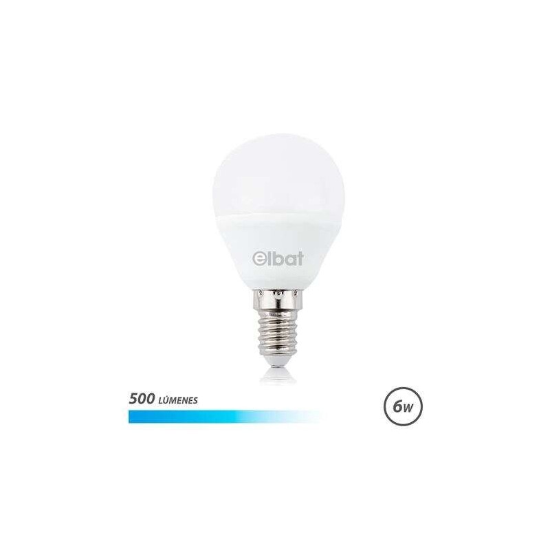 Lampadina LED Elbat G45 - 6W - 500Lm - E14 - Luce Bianca Lampadina LED Elbat G45 - 6W - 500Lm - E14 - Luce Bianca