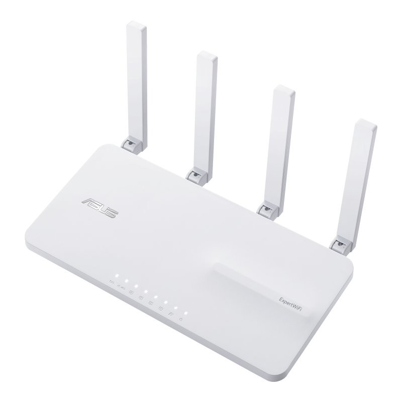 Asus ExpertWiFi EBR63 Router AX3000 WiFi 6 Dual Band - 4 Porte LAN RJ45 - 4 Antenne Esterne Asus ExpertWiFi EBR63 Router AX3000 WiFi 6 Dual Band - 4 Porte LAN RJ45 - 4 Antenne Esterne
