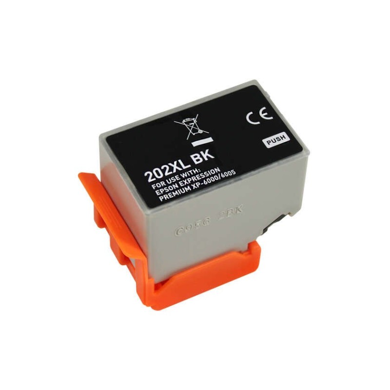 Cartuccia d'inchiostro generica nera Epson 202XL - Sostituisce C13T02G14010/C13T02E14010 Cartuccia d'inchiostro generica nera Epson 202XL - Sostituisce C13T02G14010/C13T02E14010