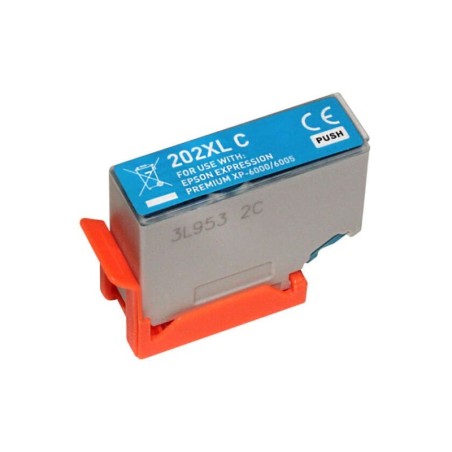 Cartuccia d'inchiostro generica Epson 202XL ciano - sostituisce C13T02H24010/C13T02F24010