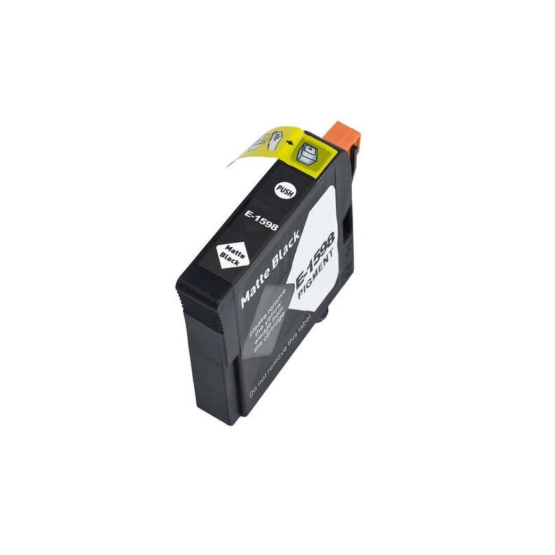 Epson T1598 Negro Mate Cartucho de Tinta Pigmentada Generico - Reemplaza C13T15984010