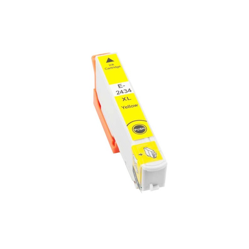 Epson T2434/T2424 (24XL) Amarillo Cartucho de Tinta Generico - Reemplaza C13T24344012/C13T24244012 Epson T2434/T2424 (24XL) Amarillo Cartucho de Tinta Generico - Reemplaza C13T24344012/C13T24244012
