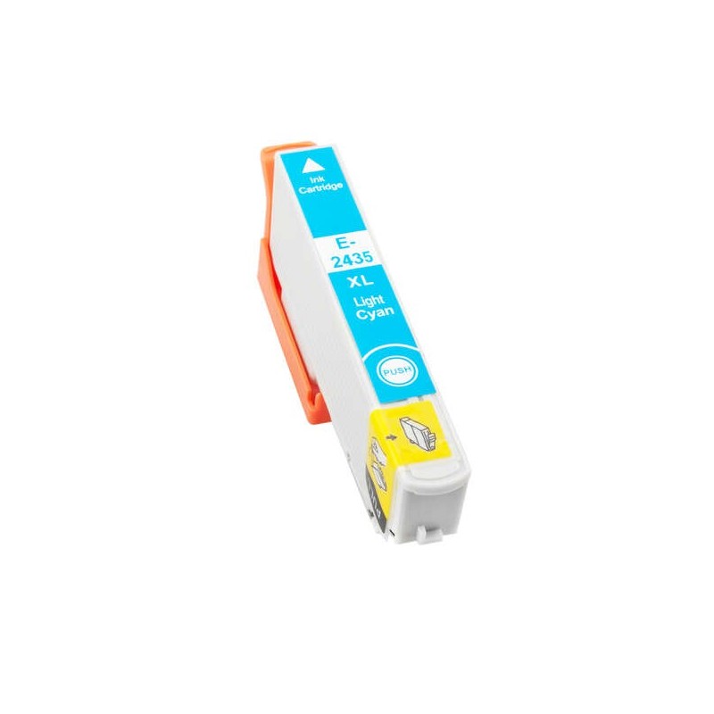 Cartuccia d'inchiostro generica Epson T2435/T2425 (24XL) ciano chiaro - sostituisce C13T24354012/C13T24254012 Cartuccia d'inchiostro generica Epson T2435/T2425 (24XL) ciano chiaro - sostituisce C13T24354012/C13T24254012