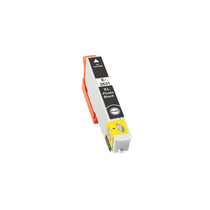 Epson T2631/T2611 (26XL) Negro Photo Cartucho de Tinta Generico - Reemplaza C13T26314012/C13T26114012 Epson T2631/T2611 (26XL) Negro Photo Cartucho de Tinta Generico - Reemplaza C13T26314012/C13T26114012